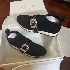 ❤️‍🔥🖤Jimmy Choo Crystal Sneakers 🖤❤️‍🔥